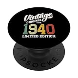 Photo Gallery vintage 84 anni bday 1940 edizione limitata 84° compleanno popsockets popgrip intercambiabile Photo Gallery vintage 84 anni bday 1940 edizione limitata 84° compleanno popsockets popgrip intercambiabile