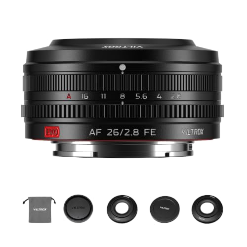 Image of VILTROX AF 26mm F2.8 EVO Full Frame Pancake FE Lens for Sony E Mount