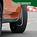 QZTYTY 4PCS Car Mud Flaps, Mud Guard, No Drilling Mudguards Fenders with Hardware Kits, Automotive Exterior Accessories Fender Front and Rear Side Splash Guards Universal for Most Cars Trucks SUVs