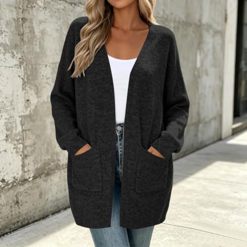 Cardigan Sweaters for Women Open Front Coats Long Sleeve Fashion Jackets - image 2