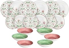 Tognana Lolita, Geschirrset für 6 Personen, 18-teilig, Porzellan, Multicolor