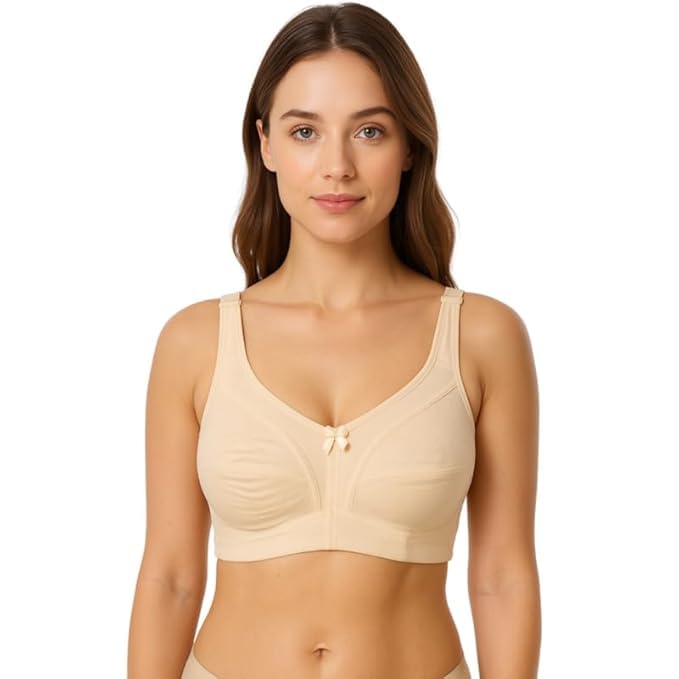 Sugar Shell | Cotton Cloud Mastectomy Bra (Back Open, Full Coverage, Moulded Cup, Non-Wired, Non-Padded, Without Prosthetics) | for Post Surgery, Cancer Bra | Pack of 1-picture-26