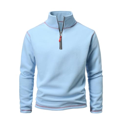 Sweat à capuche chaud veste polaire double épaisseur manteau hiver homme
