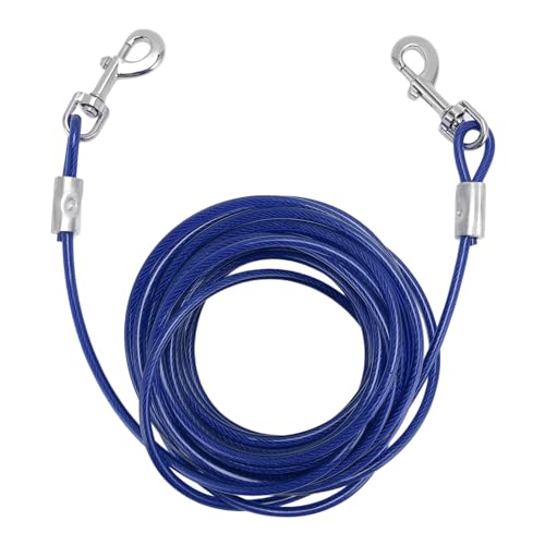 Cable de sujeción antitirones y mordeduras para perros pequeños con mosquetón de 6 mm 7
