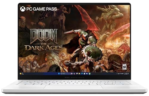 ASUS ROG Zephyrus G14 Laptop With 14-Inch 3K OLED Display/Ryzen 9 270 Processor/16GB RAM/1TB SSD/8GB GeForce RTX 5060 Graphics/Windows 11 Home/English KB/Platinum White