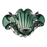 WOLFF - Centro de Mesa de Vidro Italy Verde Esmeralda 21cm x 10cm