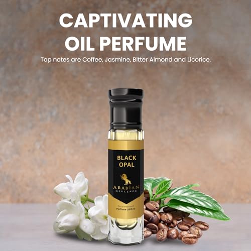 Arabian Opulence FR49 BLACK OPAL Concentrated Perfume Oil | Amber Vanilla Fragrance Roll on Bottle for Women | Long Lasting Oil Based Perfume | Alcohol-Free Perfume Body Oil (6ml) - Image 4