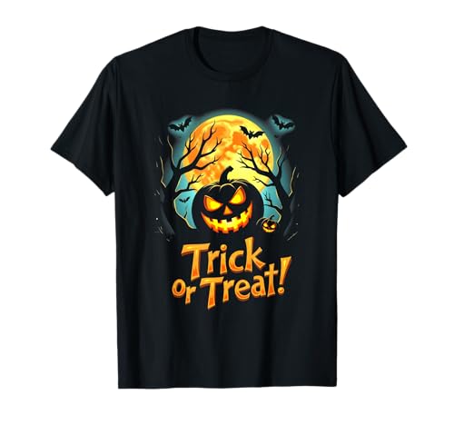 Truco o trato Halloween Jack O Lantern calabaza Camiseta