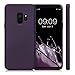kwmobile Case Compatible with Samsung Galaxy S9 Case - Soft Slim Metallic TPU Silicone Cover - Metallic Berry