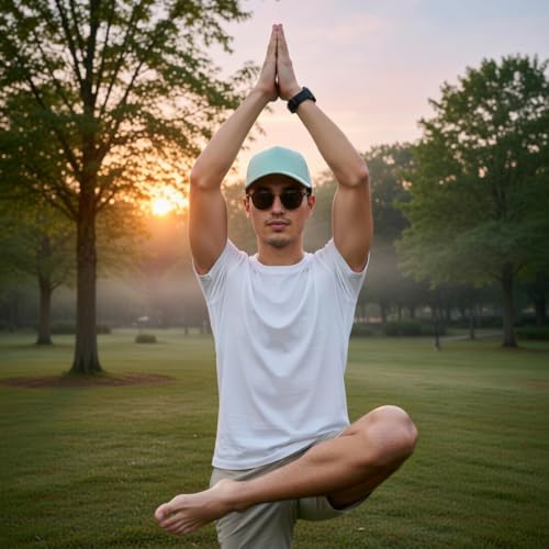 Image of Tomorrow Adjustable Baseball Cap - Unisex Cotton Snapback Trucker Hat with Sun Protection, Perfect Outdoor & Sports Cap for Men and Women