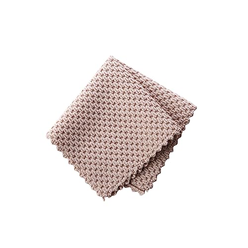 LRXIYODE 6 Piezas Trapo De Múltiples Fines Toalla Chenille Limpieza Microfibra Absorbente Paños De Cocina Gris