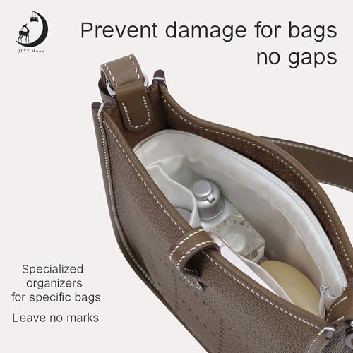 Image of Fits for Evelyne Bag Insert Organizer For Hermes(23,Blue jean) | Premium Silk Material,Smooth Touch,Lightweight,zipper,protect from scratches & stains,multiple pockets,keychain,waterproof
