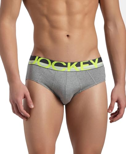 Image of Jockey FP01 Men Super Combed Cotton Solid Brief with Ultrasoft Waistband