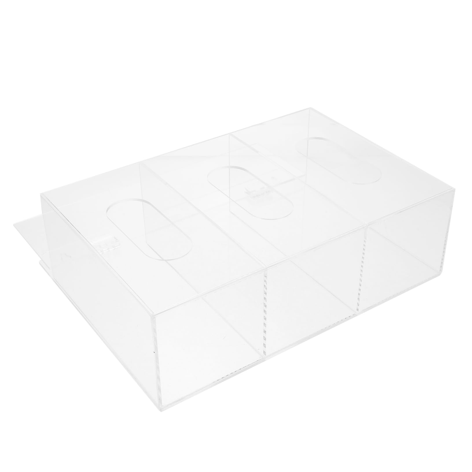 3 Glove Storage Box Shoe Cover Dispenser Clear Face Mask Acrylic Glove Holder Glove Wall Mount Holder Mask Dispenser Mask Holder Mask Storage Holder Wall Gloves Dispenser VILLFUL
