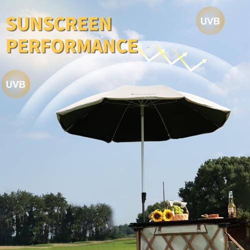 Whitsunday Sunshade Umbrella for Wagon, Outdoor Patio SPF 50+ Protection Sunshade Umbrella MOKO Series Wagon (XL) - Thumbnail 4