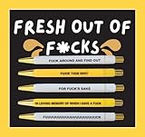 KAPUU:5pcs Funny Pen Set, Black Ink, Medium Nib 1.0mm