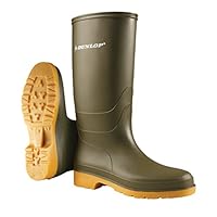 Algopix Similar Product 15 - Dunlop Kids Dulls Wellington Boot Green