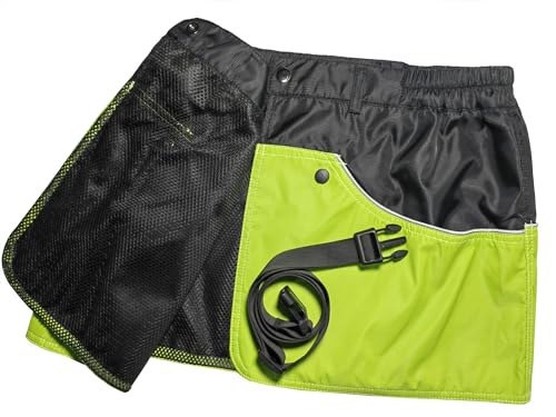 suweisua Colete de adestrador de cães para homens e mulheres com bolsos grandes e profundos, anel em