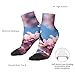 SSIMOO Plum Blossom Print Sporty Straight Tube Socks For Running Enthusiasts,Breathable And Fashionable