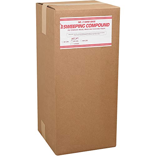 Poly Logic Gritless Sweeping Compound 50 lb. Bag Brown 1/Each