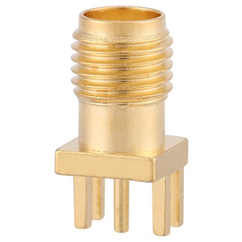 Jeanoko 10Pcs Female Bottom Socket Sma Brass PCB Mounting Socket RF Connector Socket Female SocketElectrical auxiliary materials - Image 2