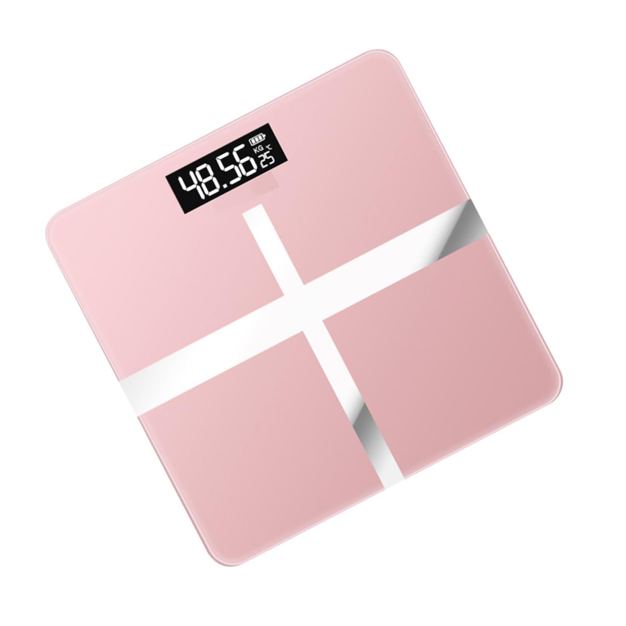 1pc Home Weight Scale USB Rechargeable Electronic Body Scale Screen Accurate Weighing Toughened Simple and Design for Everyday Use