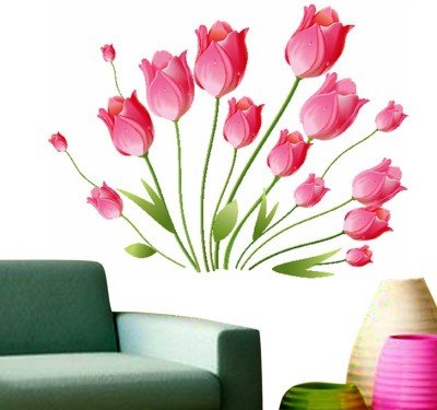 DECOR Kafe Home Decor Flower Wall Sticker, Wall Sticker for Bedroom, Wall Art, Wall Poster (PVC Vinyl, 101 X 101 cm) (B01N20WMDH) Amazon Price History, Amazon Price Tracker