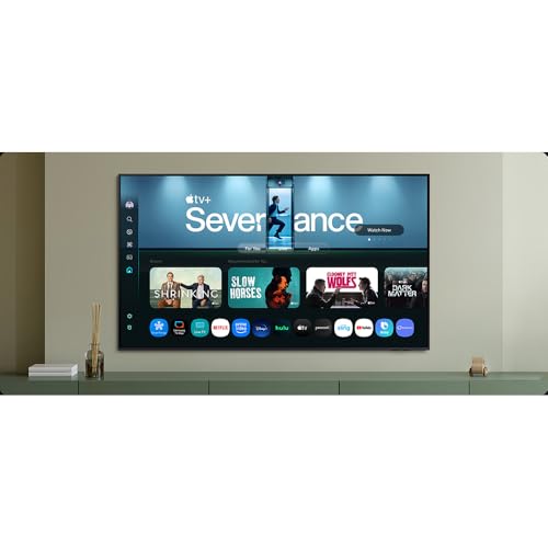 Image of Samsung 77 inch OLED 4K S90F Smart TV (2025) Vision AI, OLED HDR+ Bundle with Deco Essentials CPS Exclusive 1-Year Protection & Deco Gear Complete Home Theater Beginner's Guidebook