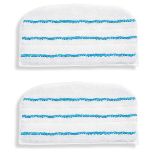 WUSJCOF Lingettes Lavables en Microfibre (2 pièces) pour Balais Vapeur, Lavette, Compatibles avec Steamer, Steam Mop