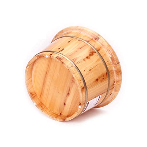 Baño de pies de madera con aislamiento térmico 25cm miniatura 2