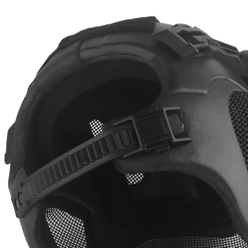 Tactical Airsoft Helmet with Metal Full Face Mesh Mask for Adult Teen by Willbebest - Used condition - Image 7