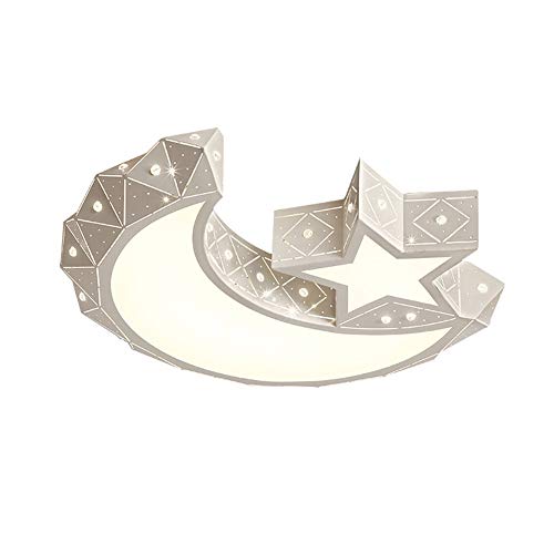 Lumière de cuisine et lampes d'étude LED à motifs lune et étoile blanc