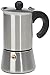 Ibili 611302 Cafetière Express Indubasic 2 Tasses Inox 18/10, Argent