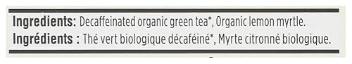 365 Organic Decaffeinated Green Tea with Lemon Myrtle