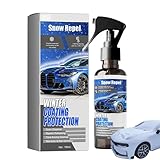 Bohany Enteisungsspray für Autos, 200 ml, transparent, schnell löslich, Enteiser für Autofenster, für LKWs, SUVs, Fahrzeuge, Winterfahrten, Wandern, Paneele
