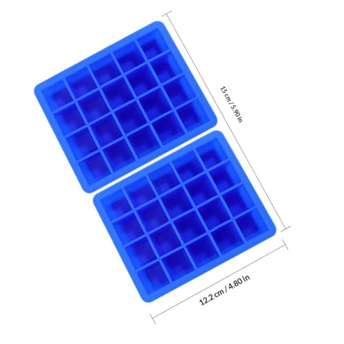 Molde para cubos de hielo de silicona 2 piezas miniatura 2