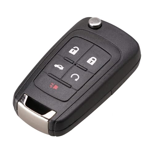 Remote Car Key Shell for Holden Commodore VF 2013-2020 Case Blank Enclosure Fob Direct Replacement 5 Button Uncut HU100