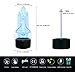 YKLWORLD Rocket Night Light 3D Illusion Lamp LED Space Shuttle Nightlight 7 Color Changing Touch Sensor Desk Table Lamp with USB Cable Decoration for Nursery Bedroom Kids Boys Birthday Gifts
