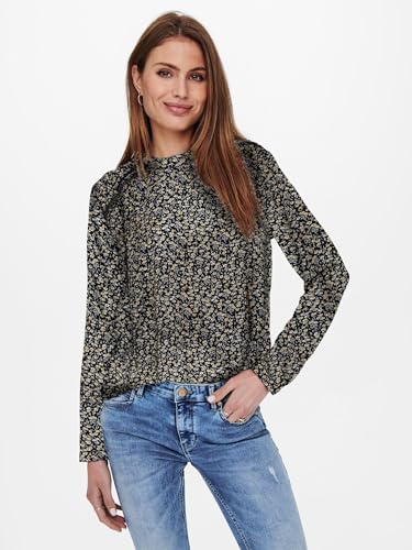 Onlnew Mallory L/S Blouse AOP WVN NOOS – Ansicht 5