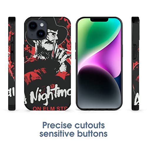 Freddy Music Krueger Compatible With Iphone 14 Fiber Skin Case Case Fiber Leather Protective Case #TOP2