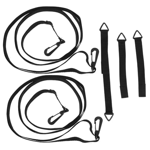 Toyvian 5pièces Sangle De Fixation pour Parasol De Terrasse Sangles Stabilisatrices De Vent pour Parasol Réglable pour Extérieur
