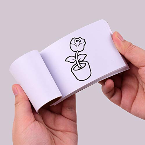 Adaskala Kit Flip Book com base de luz, caixa de luz LED, 300 folhas de desenho de papel com parafus
