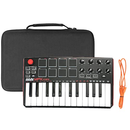 Mallette Akai MPK Mini MKII étui rigide clavier maître USB blanc - 6