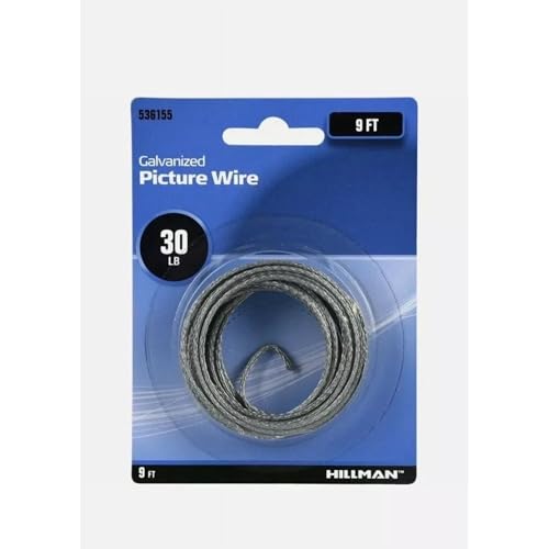 Image of (4 Pack) 9' Galvanized Hanging Wire Size: 30 lbs