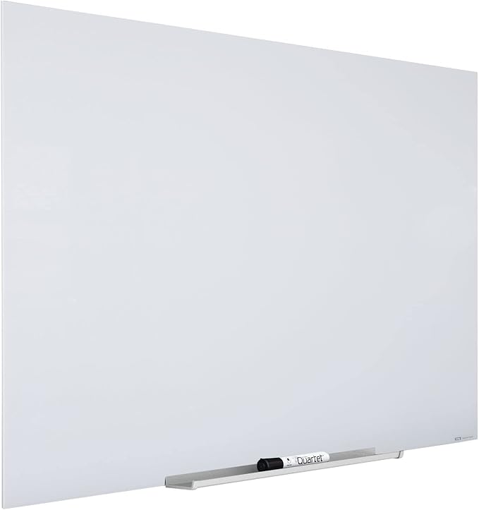 Quartet Glass Dry Erase White Board, 85" x 48