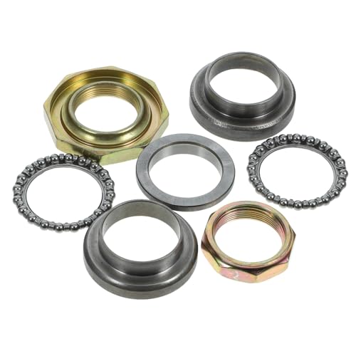 BUGUUYO Roller Lenkkopflager Set aus Robustem Eisen Präzise Steuerungsachse Langlebiges Frontgabel steuerlager für Jungen und Mädchen Ersatzteil für Offroad Scooter Set