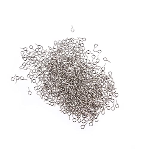 EXCEART 500 Pcs Mini Screw Eye Pins for Jewelry Making Charms Head Pins Crafting