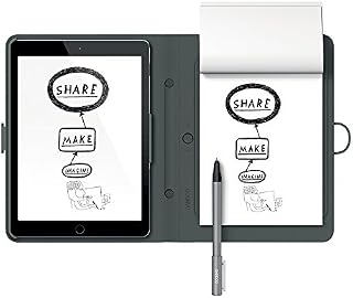 Wacom Bamboo Spark Smart Folio Digital Ballpoint Pen with Snap-Fit for iPad Air
