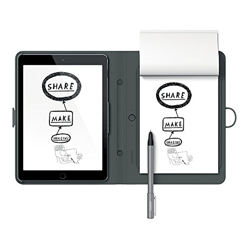 Wacom Bamboo Spark Smart Folio Digital Ballpoint Pen with Snap-Fit for iPad Air
