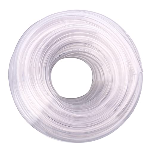 DERNORD PVC Tubing 1/4"ID X 3/8"OD Flexible Clear Vinyl Hose 25 Feet for Food Grade